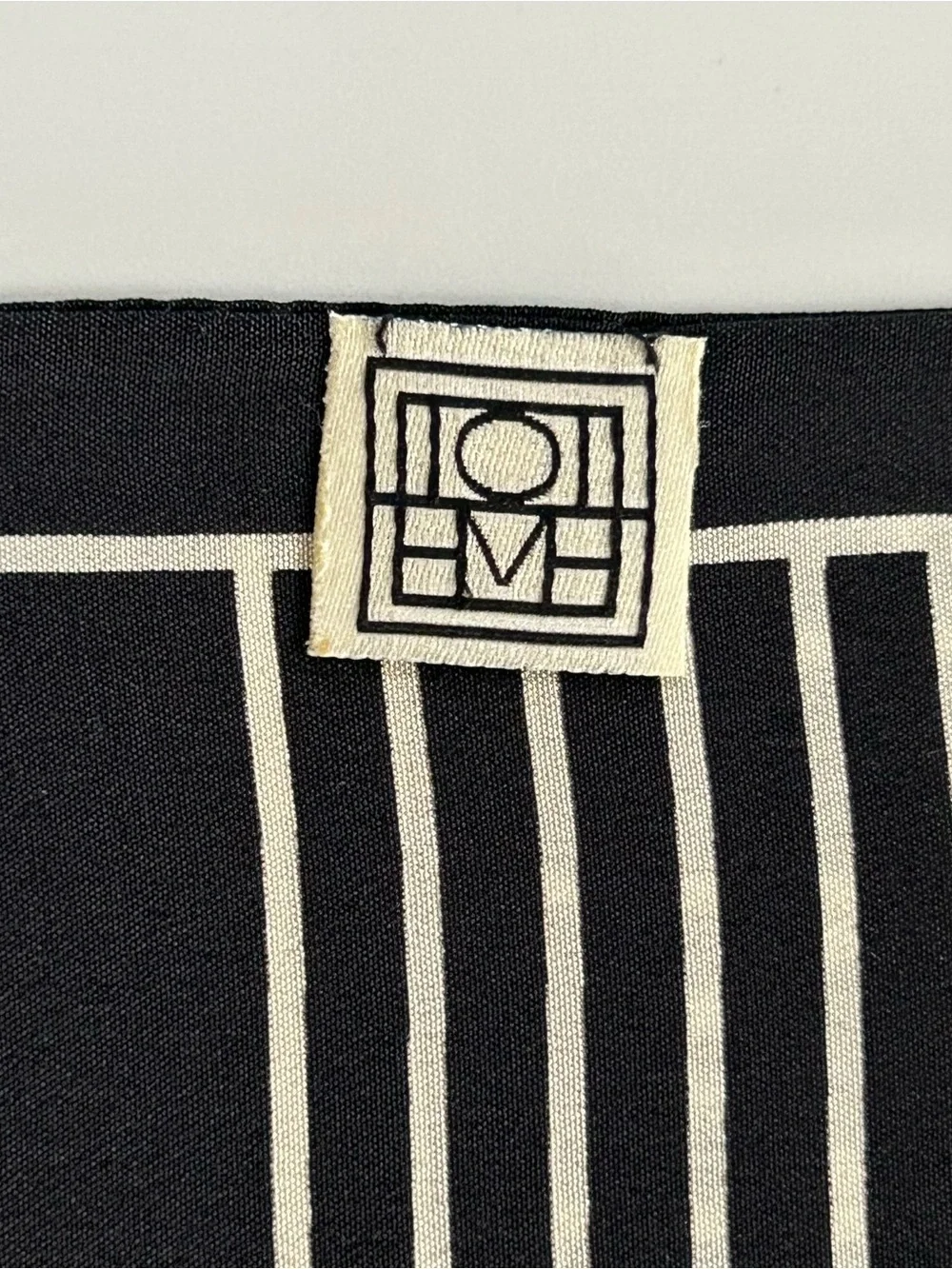 LOVEHATE Black Ivory Geometric Skinny Scarf Long Fashion Neck Scarf Unisex